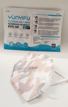 FFP2 Atemschutzmaske "YUNYIFU" einzeln verpackt -camouflage-